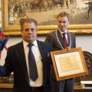 Chef-kok Antonio Etzi gehuldigd als succesvol Italiaans ondernemer